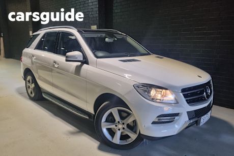 White 2015 Mercedes-Benz ML250 Wagon CDI Bluetec S.e.
