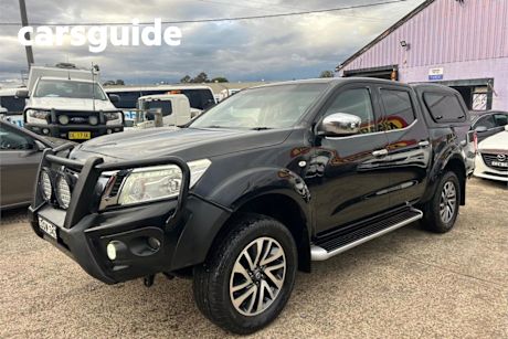 Black 2017 Nissan Navara Dual Cab Utility ST (4X4)