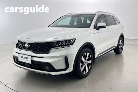 White 2020 Kia Sorento Wagon Sport 7 Seat