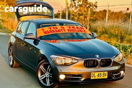 Grey 2014 BMW 118I Hatchback