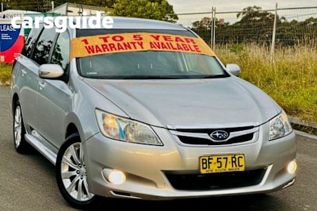 Silver 2010 Subaru Liberty Wagon Exiga Premium