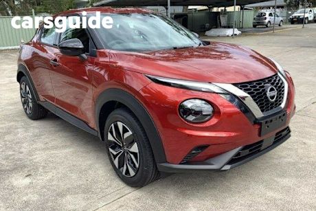 Red 2025 Nissan Juke Hatchback ST+