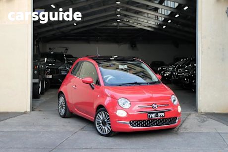 Red 2018 Fiat 500 Hatchback Lounge
