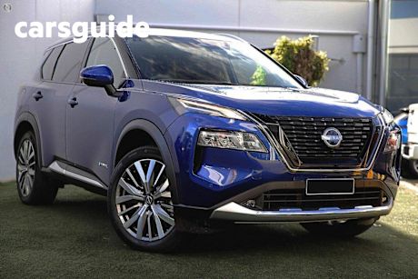 Blue 2024 Nissan X-Trail Wagon TI-L (4WD) E-Power (hybrid)