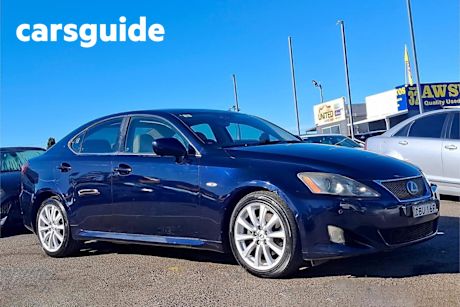 Blue 2007 Lexus IS250 Sedan Sports Luxury