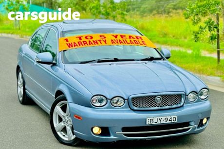 Blue 2009 Jaguar X-Type Sedan 2.1 LE