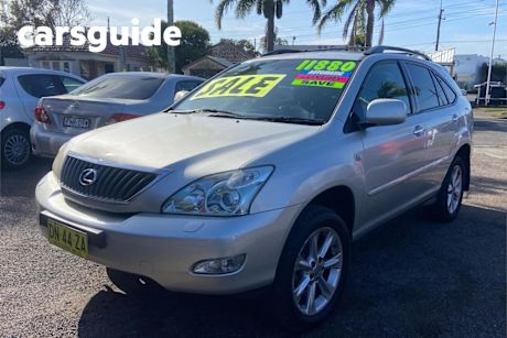 Silver 2007 Lexus RX350 Wagon Sports Luxury
