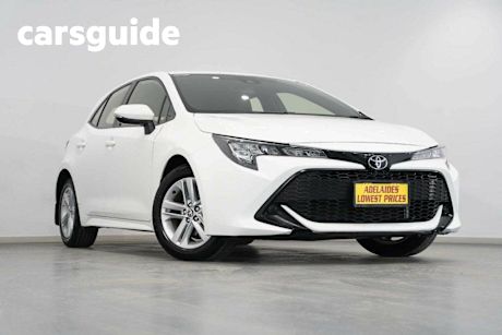 White 2021 Toyota Corolla Sedan Ascent Sport