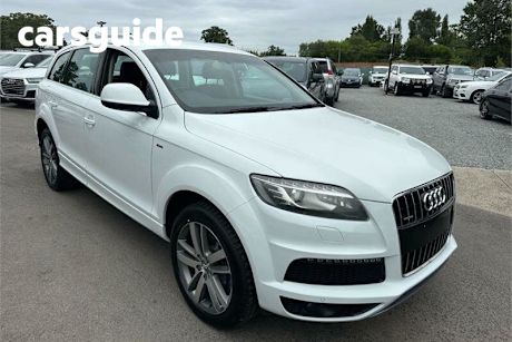 White 2012 Audi Q7 Wagon 3.0 TDI Quattro