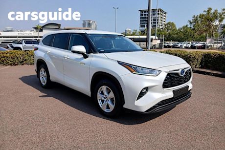 White 2023 Toyota Kluger Wagon GX Hybrid AWD