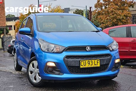 Blue 2018 Holden Spark Hatch MP MY18 LS Hatchback 5dr 5sp Man 1.4i