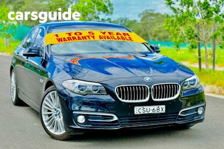 Black 2014 BMW 520i Sedan Luxury Line