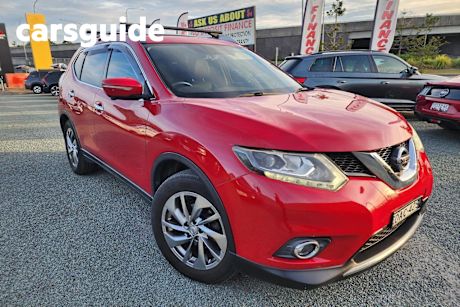 Red 2014 Nissan X-Trail Wagon TI (4X4)