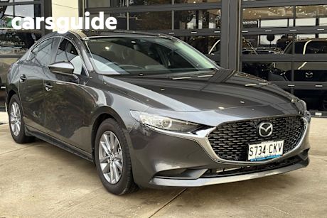 Grey 2021 Mazda 3 Sedan G20 Pure