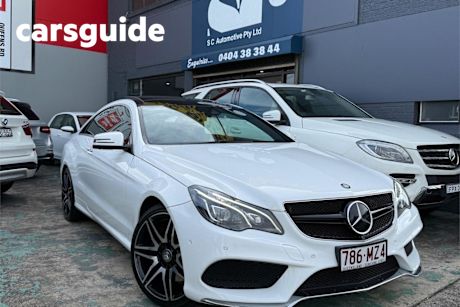 White 2014 Mercedes-Benz E400 Coupe