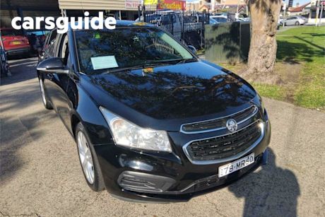 Black 2015 Holden Cruze Hatchback Equipe