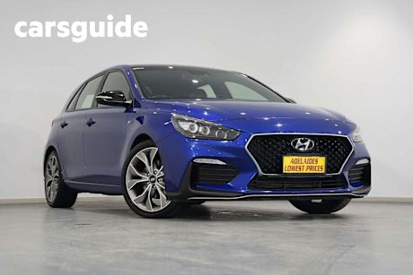 Blue 2019 Hyundai I30 Hatchback N Line Premium