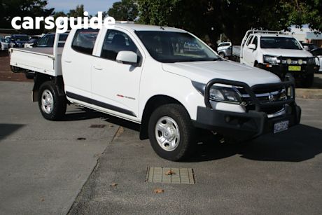 White 2019 Holden Colorado Crew Cab Chassis LS (4X4)