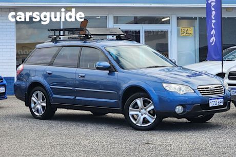 Blue 2007 Subaru Outback Wagon 2.5I