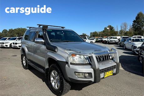 Silver 2004 Toyota Landcruiser Prado Wagon GXL (4X4)