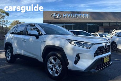 White 2020 Toyota RAV4 Wagon GX AWD Hybrid