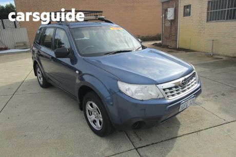 Blue 2011 Subaru Forester Wagon X