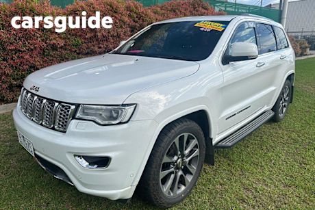 White 2017 Jeep Grand Cherokee Wagon Overland (4X4)