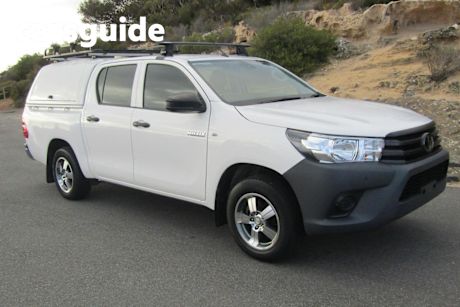 White 2020 Toyota Hilux Double Cab Pick Up Workmate