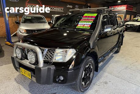 Black 2007 Nissan Navara Ute Tray