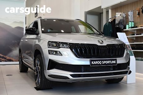 Silver 2024 Skoda Karoq Wagon Sportline (4X2) 110TSI