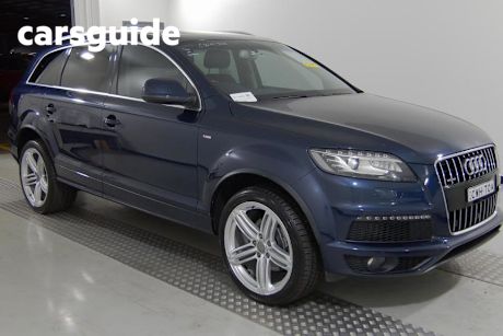 Blue 2014 Audi Q7 Wagon 3.0 TDI Quattro