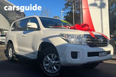 White 2014 Toyota Landcruiser Wagon GXL (4X4)