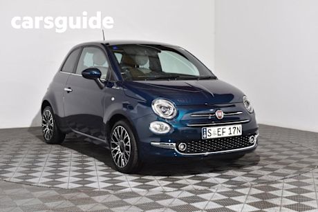 Blue 2022 Fiat 500 Hatchback Dolcevita
