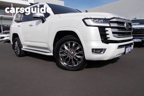 White 2021 Toyota Landcruiser Wagon LC300 Sahara ZX (4X4)