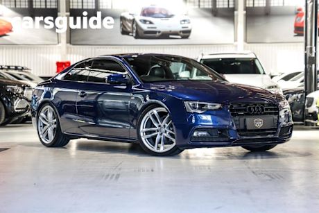 Blue 2016 Audi A5 Coupe S Tronic Quattro