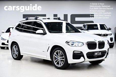 White 2018 BMW X3 Wagon Xdrive 30I