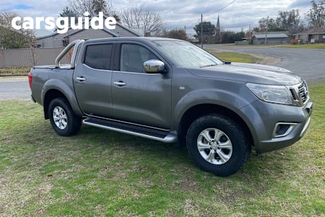 White 2015 Nissan Navara Dual Cab Utility ST (4X4)