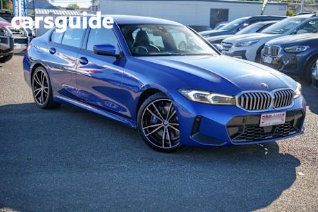 Blue 2022 BMW 330I Sedan M Sport