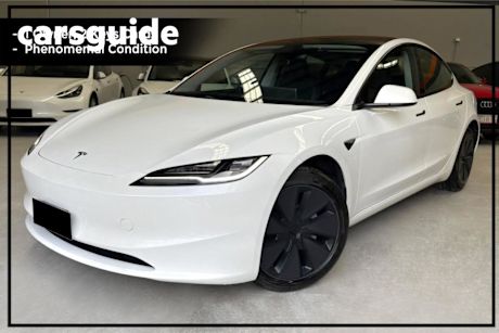 White 2024 Tesla Model 3 Sedan Long Range