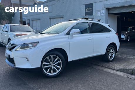White 2012 Lexus RX350 Wagon SPORTS LUXURY GGL15R