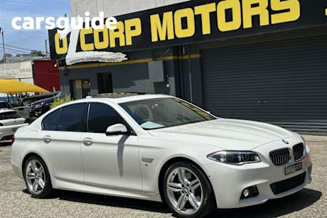 White 2013 BMW 535I Sedan