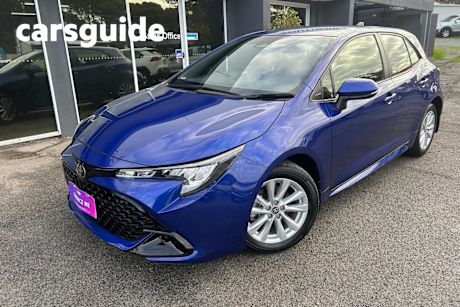 Blue 2023 Toyota Corolla Hatchback Ascent Sport + Convenience PK