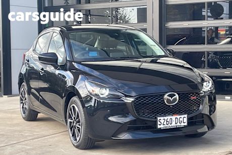 Black 2025 Mazda Mazda2 Hatchback G15 GT