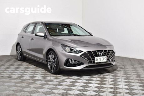 Grey 2022 Hyundai I30 Hatchback Active