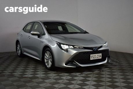 Silver 2023 Toyota Corolla Hatchback Ascent Sport Hybrid