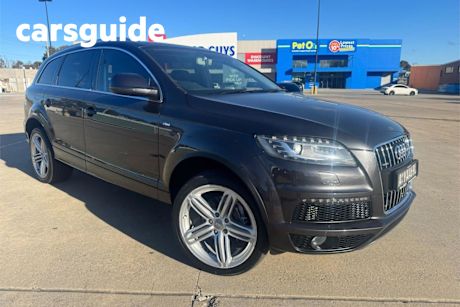 Grey 2014 Audi Q7 Wagon 3.0 TDI Quattro
