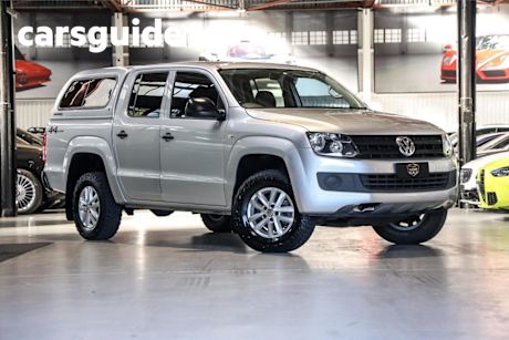 Silver 2017 Volkswagen Amarok Dual Cab Utility TDI420 Core Edition (4X4)