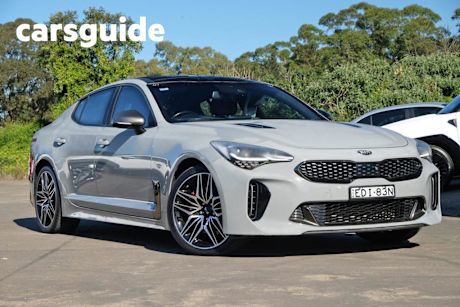 Grey 2019 Kia Stinger Sedan GT (blk LTH W Michelin Tyr)