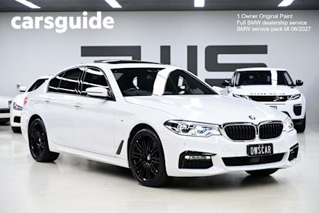 White 2017 BMW 530I Sedan M Sport