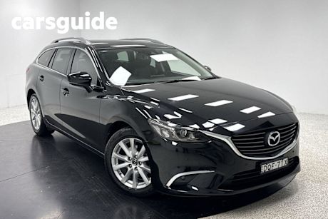Black 2017 Mazda 6 Wagon Touring